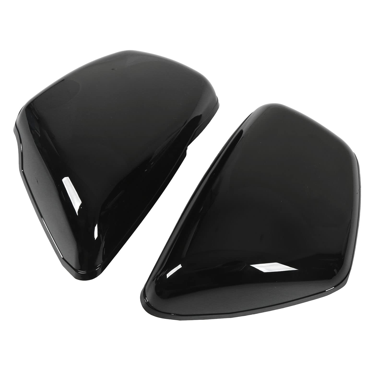 Ausla Coperchio Laterale della Batteria del Motociclo Coppia di Protezioni della Batteria in Plastica ABS Sinistra Destra per Virago 700 750 1000 1100 1984 Up Facile Installazione Sostituzione della