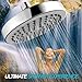 BAHREL Rain Shower Head, 6