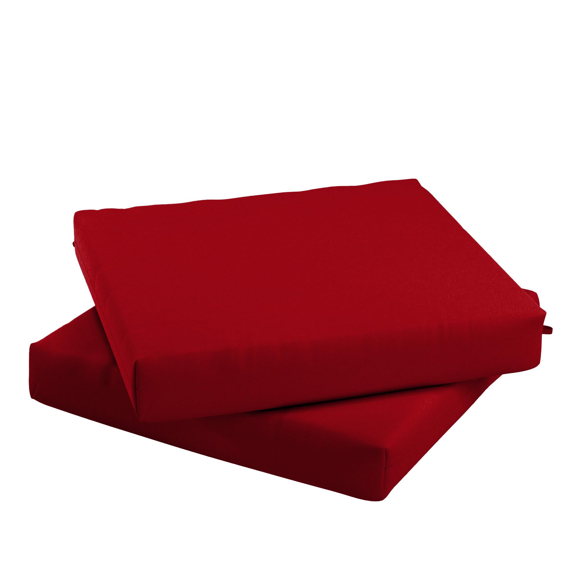 California Umbrella Densified Fiber Chair Pad Cushion (Set of 2), Jockey Red 2 Count-image-33