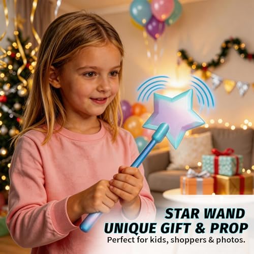 Pipihome Kreditkarteninhaber mit Stäben, Zauberstab für Kreditkarte, 3D Gedruckter Zauberstab ec Karte, Stern Credit Card Wand zum Bezahlen für Raves, Streiche und Kontaktlose Zahlungen