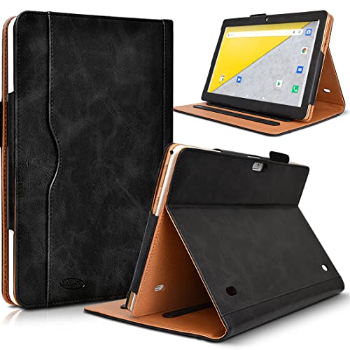 Karylax - Pack Étui De Protection Couleur Noir + 1 Verre Trempé Pour