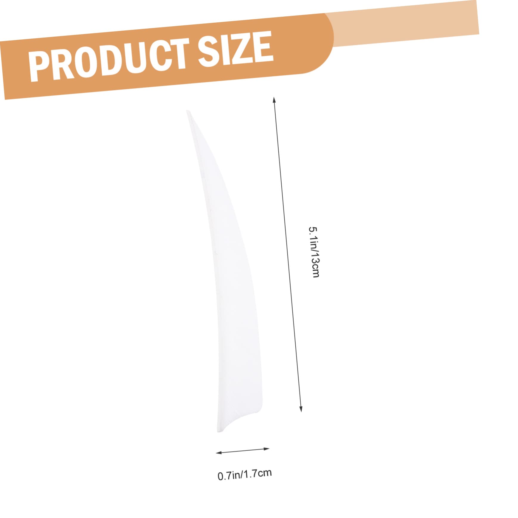 Gogogmee Tail Set 5 Inches 20pcs Pure Colors Real Turkey for Hunting Archery Enthusiasts