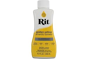 Rit Purpose Liquid Dye, Brighten Your Fabrics with Yellow Excellence