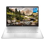 Newest HP 17 Laptop, 17.3' Full HD Screen, Intel Core i5-1135G7 Quad-Core Processor, 32GB DDR4 RAM, 1TB PCIe SSD, Webcam, HDMI, Type-C, Bluetooth, Wi-Fi, Windows 11 Home, Silver