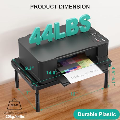 WALI Adjustable Plastic Monitor Riser — view 2