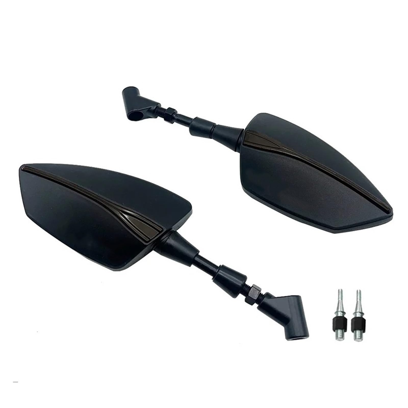 Motocyklowe Lusterka Wsteczne Moto Lusterko końców Pasuje Do Ducati 400 620 695 696 750 795 796 821 937 1000 Uniwersalne Regulowane Lusterka Wsteczne Lusterko Boczne 8/10mm(Black)