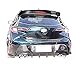 IKON MOTORSPORTS, Rear Splitters Compatible with 2019-2022 Toyota Corolla Hatchback 5Dr, T Style Unpainted ABS 2PCS Set Lower Bumper Chin Lip Diffuser Apron Body Kit, 2020 2021