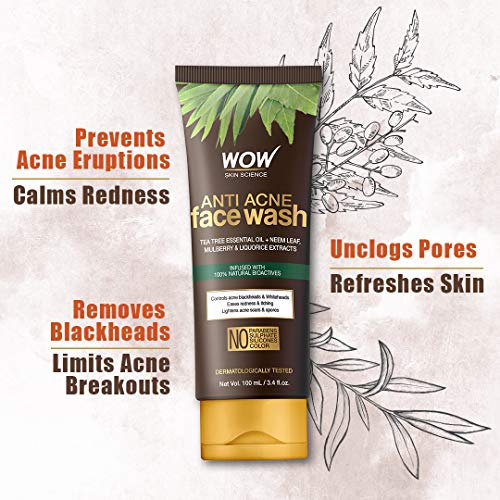 Image of Wow Aloe Vera Multipurpose Beauty Gel For Skin And Hair, 130Ml + 20Ml And Wow Skin Science Anti Acne Face Wash - Oil Free - No Parabens, Sulphate, Silicones & Color (100Ml)
