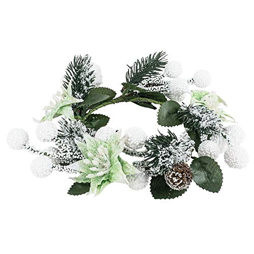 Ideen mit Herz Deko-Kranz | Weihnachten & Winter (Tannenzapfen, beschneit - Ø13cm) Ideen mit Herz Deko-Kranz | Weihnachten & Winter (Tannenzapfen, beschneit - Ø13cm)