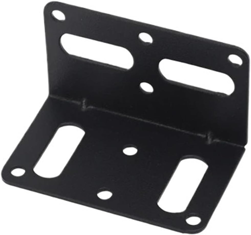 Shelf Brackets, Black L Shaped Corner Brace Right Angle Support for Cabinet Table Chair Furniture Fixed Hardware 1/2/4sets(4 Sets-(A))