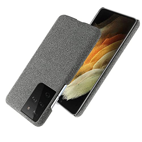 Housse en tissu gris foncé pour Galaxy A32 5G et S21 Ultra : l'élégance au bureau