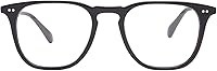 Vista 3 de DIFF Maxwell - Gafas redondas de diseñador con bloqueo de luz azul para hombres y mujeres, protección UV antifatiga ocular, color negro