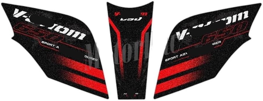 Tank Sticker Traction Pad Motorcycle Tank Pad Sticker Anti-Slip Protector Gas Oil Decal Accessories for V-Strom DL 650 XT 650XT for Vstrom 2018-2023
