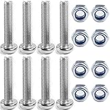8 Pieces Set Replacement Screws Compatible with ABCCANOPY 10x10 Canopy Tent, for Patio Pop Up Canopy (8 Screw Set)