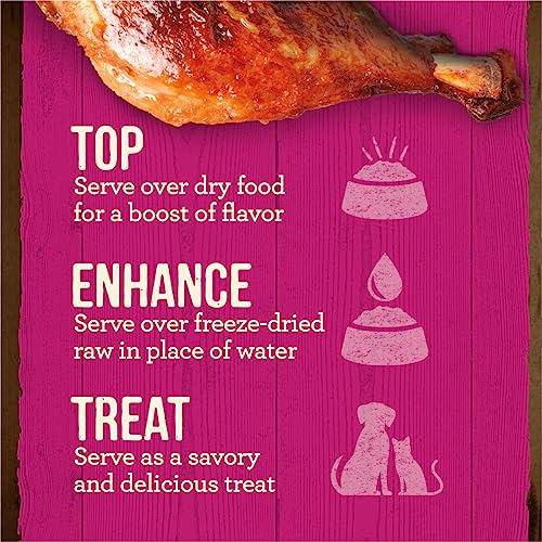 Merrick Grain Free Turkey Bone Broth, Dog Food Topper, 16 Ounce #TOP5