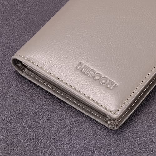 Image of HISCOW Business Card Holder with Large Compartment - Full Grain Leather