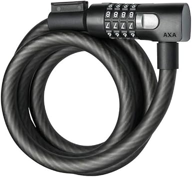 AXA 2231005056 Resolute 180/15 Code Cable Lock, Black, 180cm, 15mm