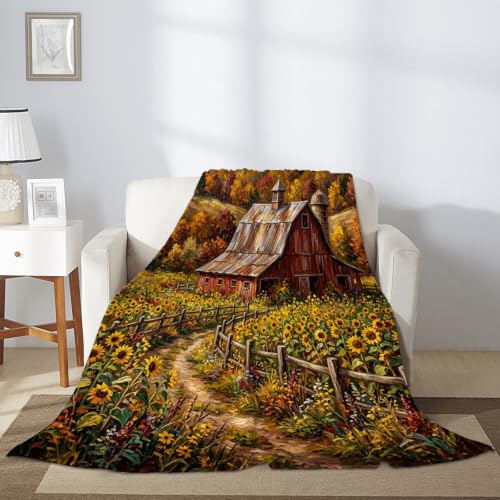 Jeté de grange rustique plaid canapé pour vos soirées cocooning - 7