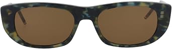 Thom Browne TBS-417 Navy Tortoise/Brown 53/19/147 women Sunglasses