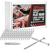#10x3 Inch 304 Stainless Steel Deck Screws 150 PCS -...