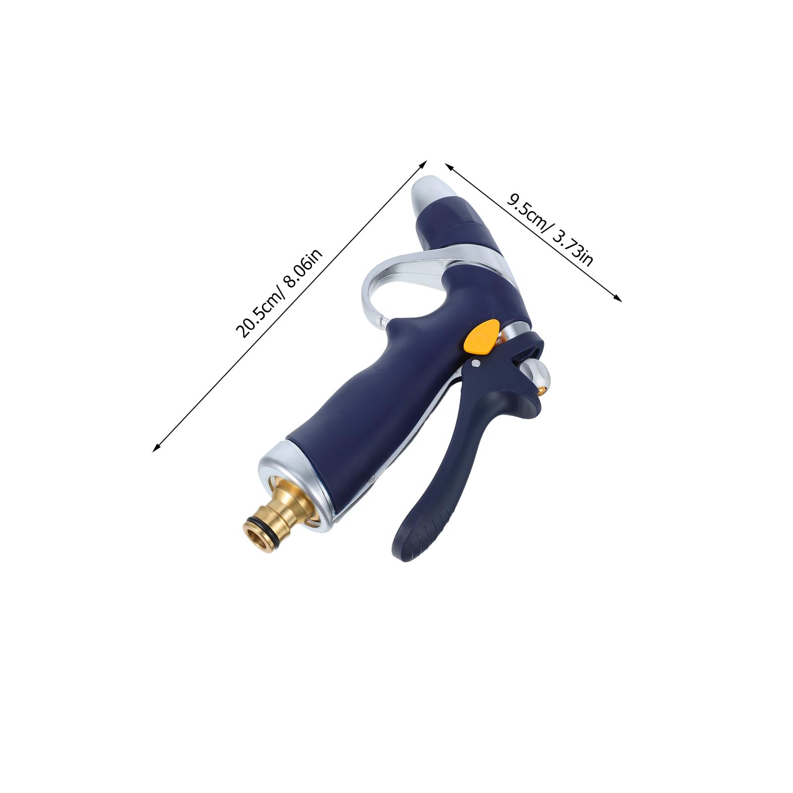 Hochdruck Waschgerät Auto Sprühpistole Aluminiumlegierung mit Clipgriff Rutschfest für Gartenschlauch Autopflege und Bewässerung