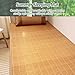 QOYBGJDD Folding Mattress Single, Summer Sleeping Mat Carbonized Bamboo Mattress Topper, Breathable Bed Sheet Air Conditioning Mat, for School Single Bed(100x190cm(39x75in))