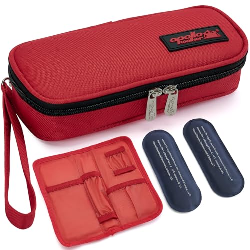 Image of apollo walker Insulin Cooler Travel Case with Ice Packs and Insulation