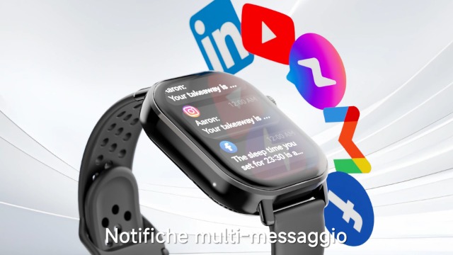 SMARTWATCH DONNA OROLOGIO Con Chiamate Bluetooth: 1.83 Oro Smart Watch Con Quad EUR 27,99 - IT