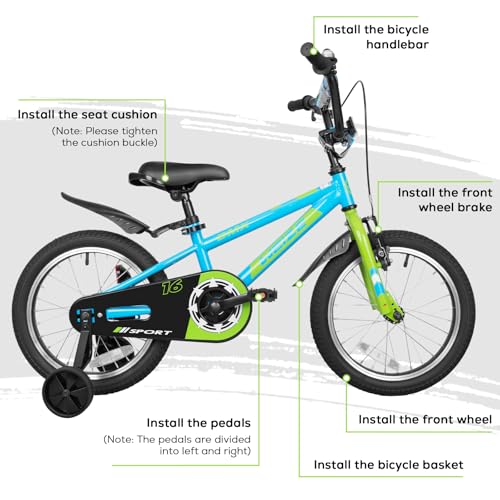 WEIZE 16 Inch BMX Style Bike