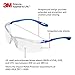 3M Safety Glasses, Virtua CCS and Virtua Sport CCS 2-Pack, Anti-Fog, Anti-Scratch, Clear Lens, ANSI Z87, Corded Ear Plug Control System, Removable Foam Gasket