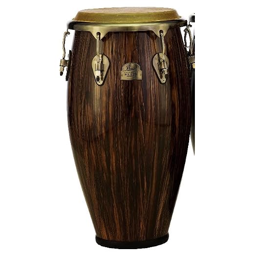 Pearl Elite Series Wood-Fiber 12.5" Tumba, Dark Chocolate (PWFC125DX)