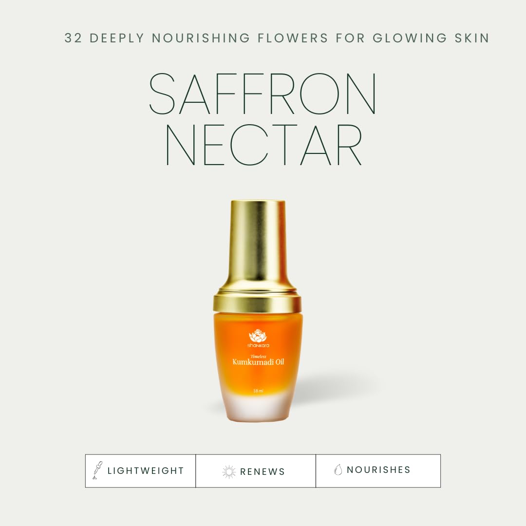 Shankara Kumkumadi Tailam Ayurvedic Saffron Face Oil
