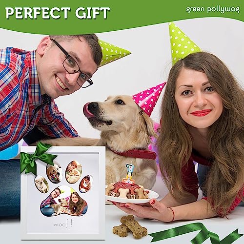Green-Pollywog5-Opening-Paw-Print-Collage-FramePaw-Print-Picture-FrameDog-Frame-for-PicturesDog-Mom-FrameDog-Dad-FrameDog-Paw-Print-GiftsPet-Memorial-Picture-FramePawprint-Frame Green Pollywog5 Opening Paw Print Collage FramePaw Print Picture FrameDog Frame for PicturesDog Mom FrameDog Dad FrameDog Paw Print GiftsPet Memorial Picture FramePawprint Frame