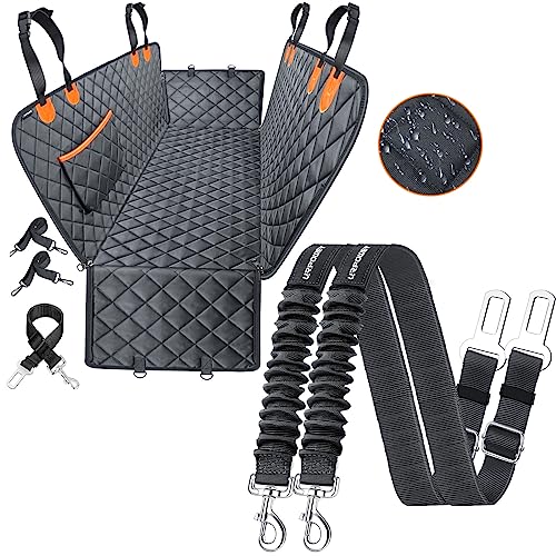 URPOWER Waterproof Dog Seat Covers with Door Protector & 2 Pack E...