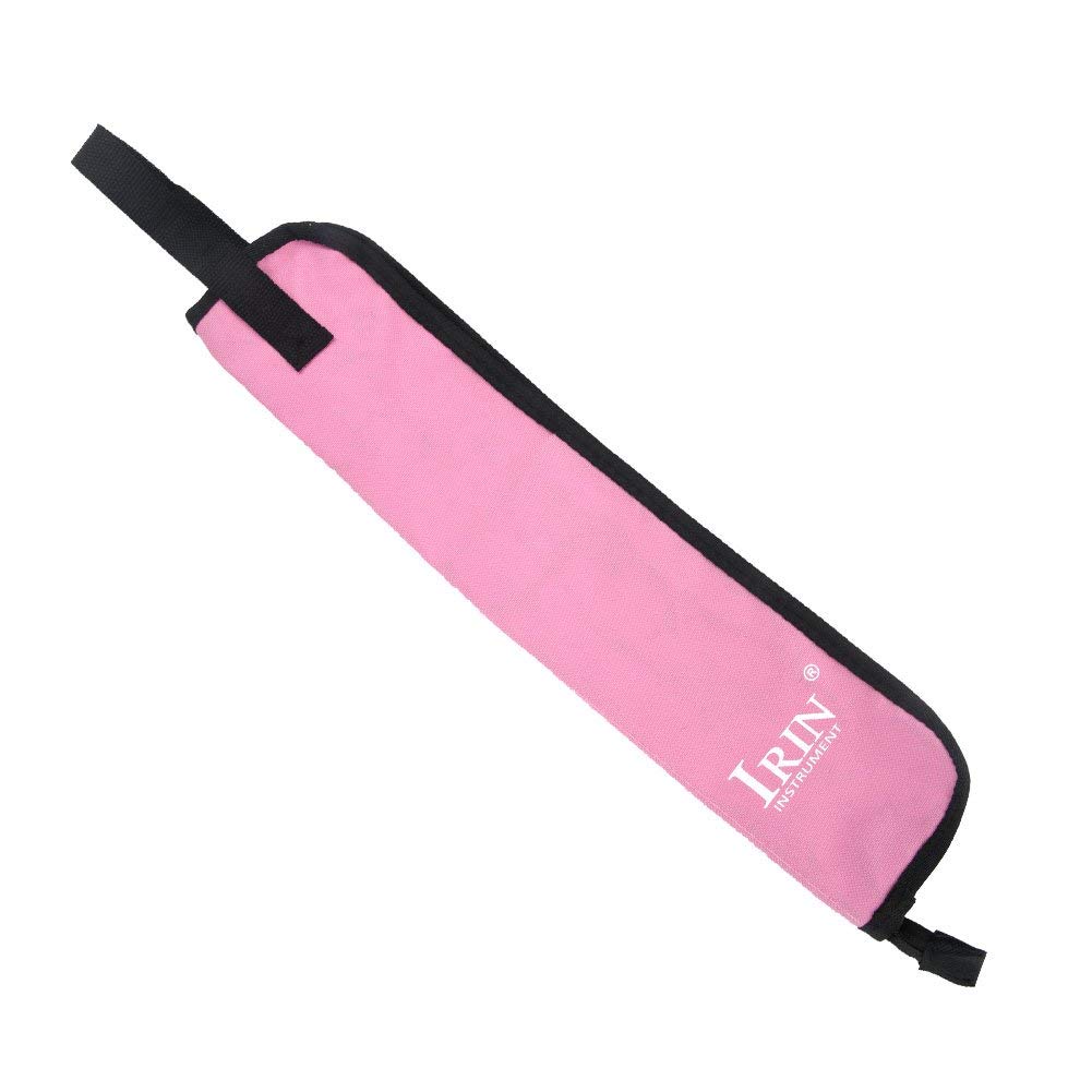 Bnineteenteam Pink Drum Stick Bag Drumstick Storage Case Hanging Bag Portable Handbag With Handle 5 Colors(Pink) Playing Accessories Musical Instrument Accessories