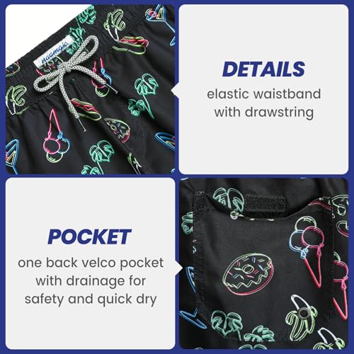 Image of maamgic Mens Swim Trunks 5 Inch with Mesh Liner Breathable for Beach