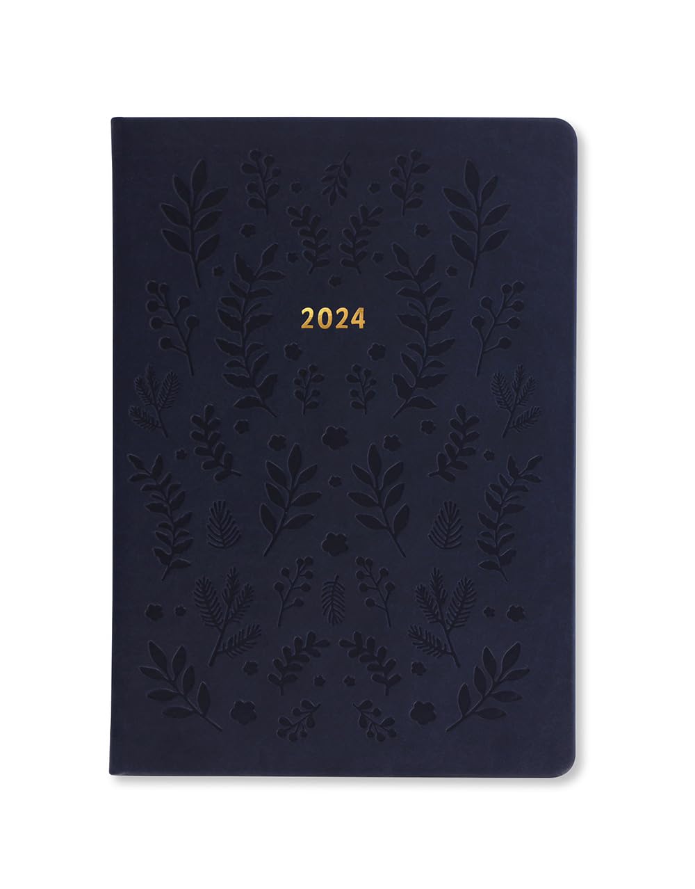 Letts Woodland A5 week to view 2024 diary - navy