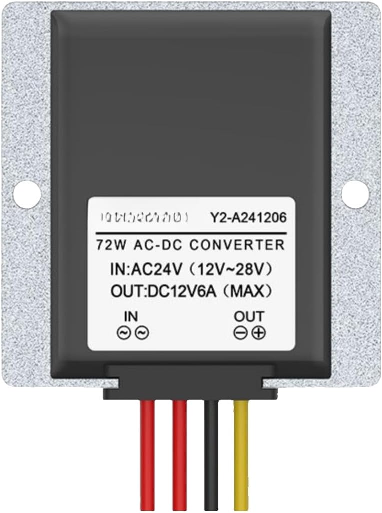 AC12V24V to DC12V AC to DC Step-Down Module(AC24V to DC12V 8A Aluminum)