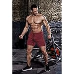 COOFANDY Men's 2 Pack Gym Workout Shorts Quick Dry Athletic Shorts 5 Inch Lightweight Sports Running Shorts with Pockets - Image 2