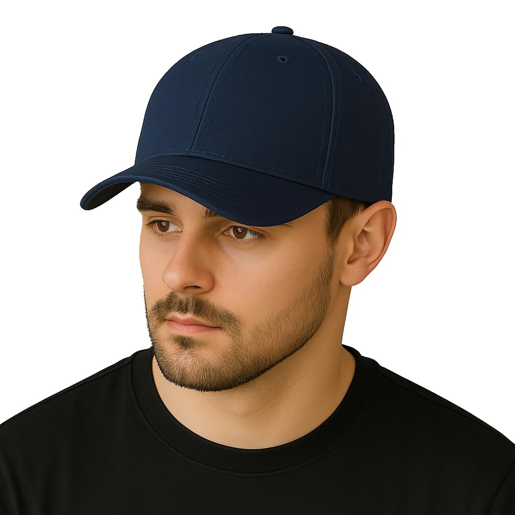 amazon brand - anarva Men’s Baseball Cap | Sweatband | Breathable Holes | Free Size Adjustable Cotton Cap-picture-41