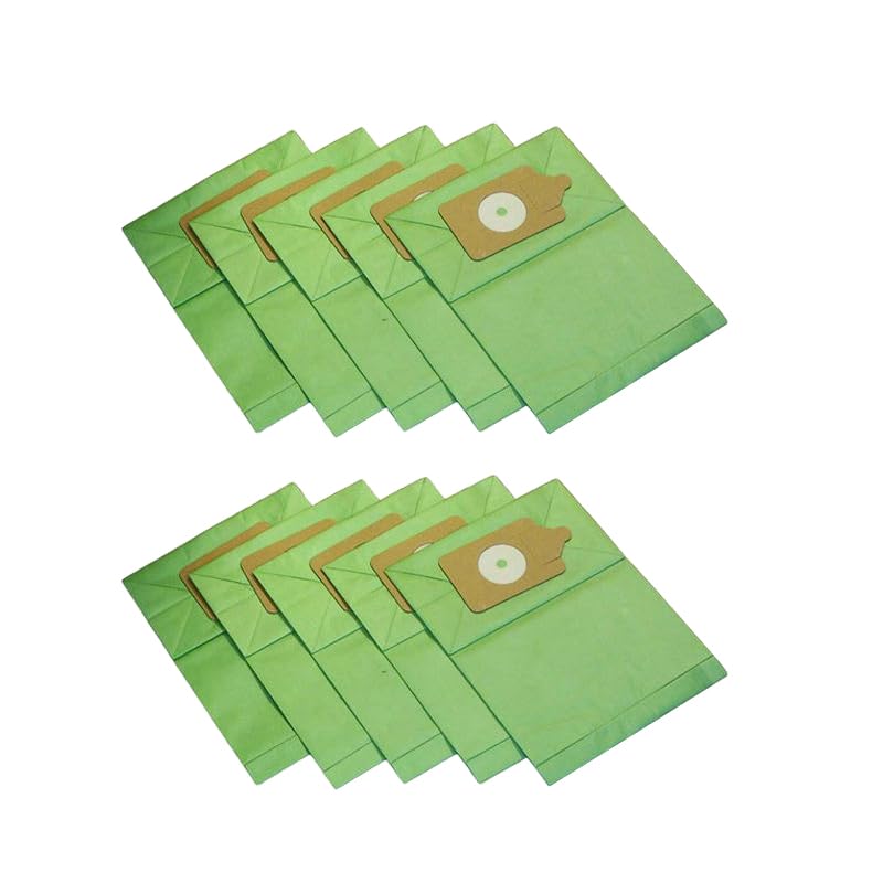 10 Pack Vacuum Bags for Numatic Henry, Double Micro Filter, Eco Paper