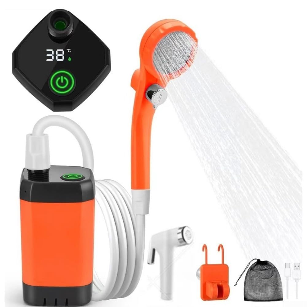 Doccia per Portatile 8000mAh Ricaricabile USB Doccia per Portatile