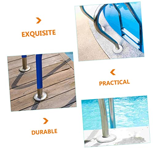 Escudos decorativos en acero inoxidable para escalera de piscina miniatura 4