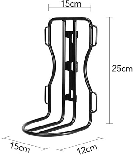 Miniatura 3 de 2 Set Universal Front Fork Bike Rack Luggage Carrier Racks Sturdy for Folding Bikes 15x12x25cm Aluminum Alloy