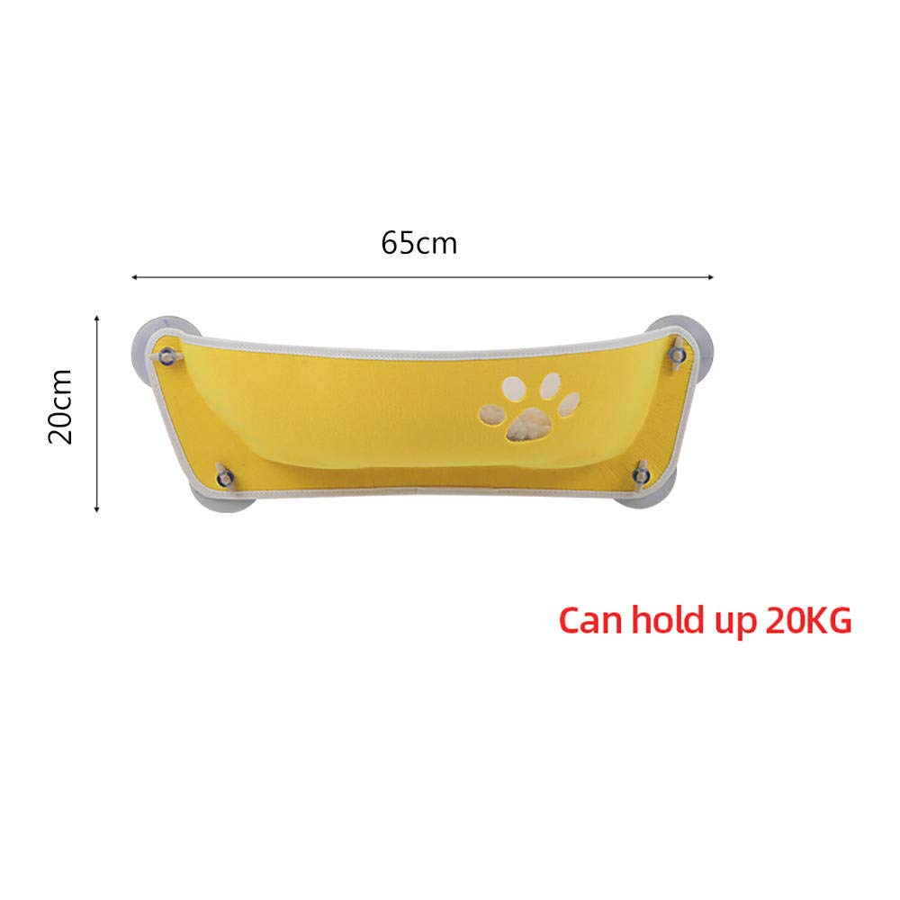Amaca per Gatti Rosa Gatto Finestra Letto Gatto Finestra Pesce Persico Gatto Amaca Sedile Letto per Gatti Casa con Cuscino Amaca per Animali da Compagnia 20Kg 2Pz