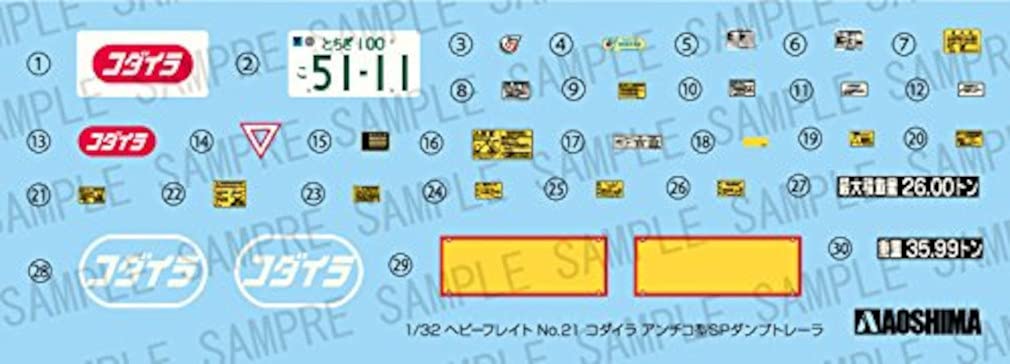 Amazon | 青島文化教材社 1/32 ヘビーフレイトシリーズ No.21 コダイラ