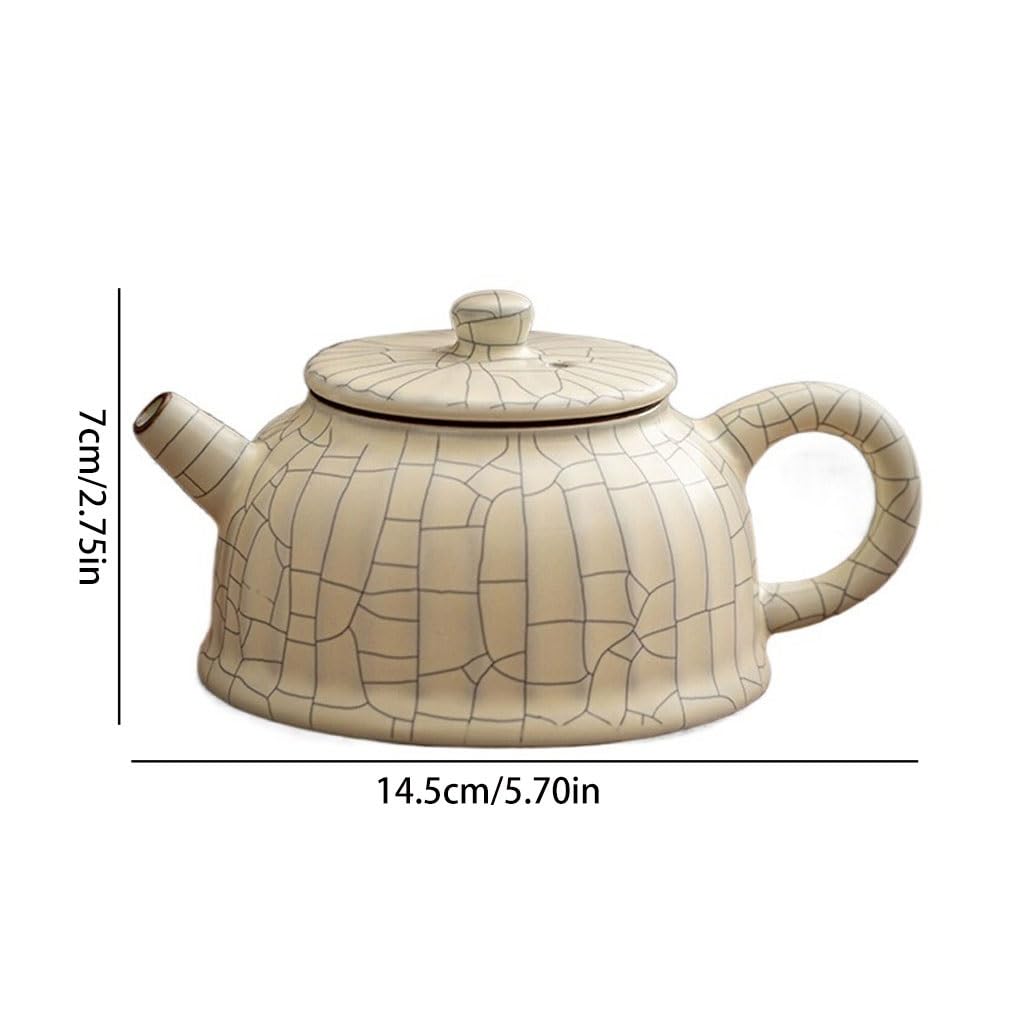 Japoński ceramiczny czajniczek do domu lub biura, zestaw do herbaty Kung Fu, porcelanowy czajniczek na ceremonię parzenia herbaty, tradycyjny japoński styl, dla miłośników herbaty