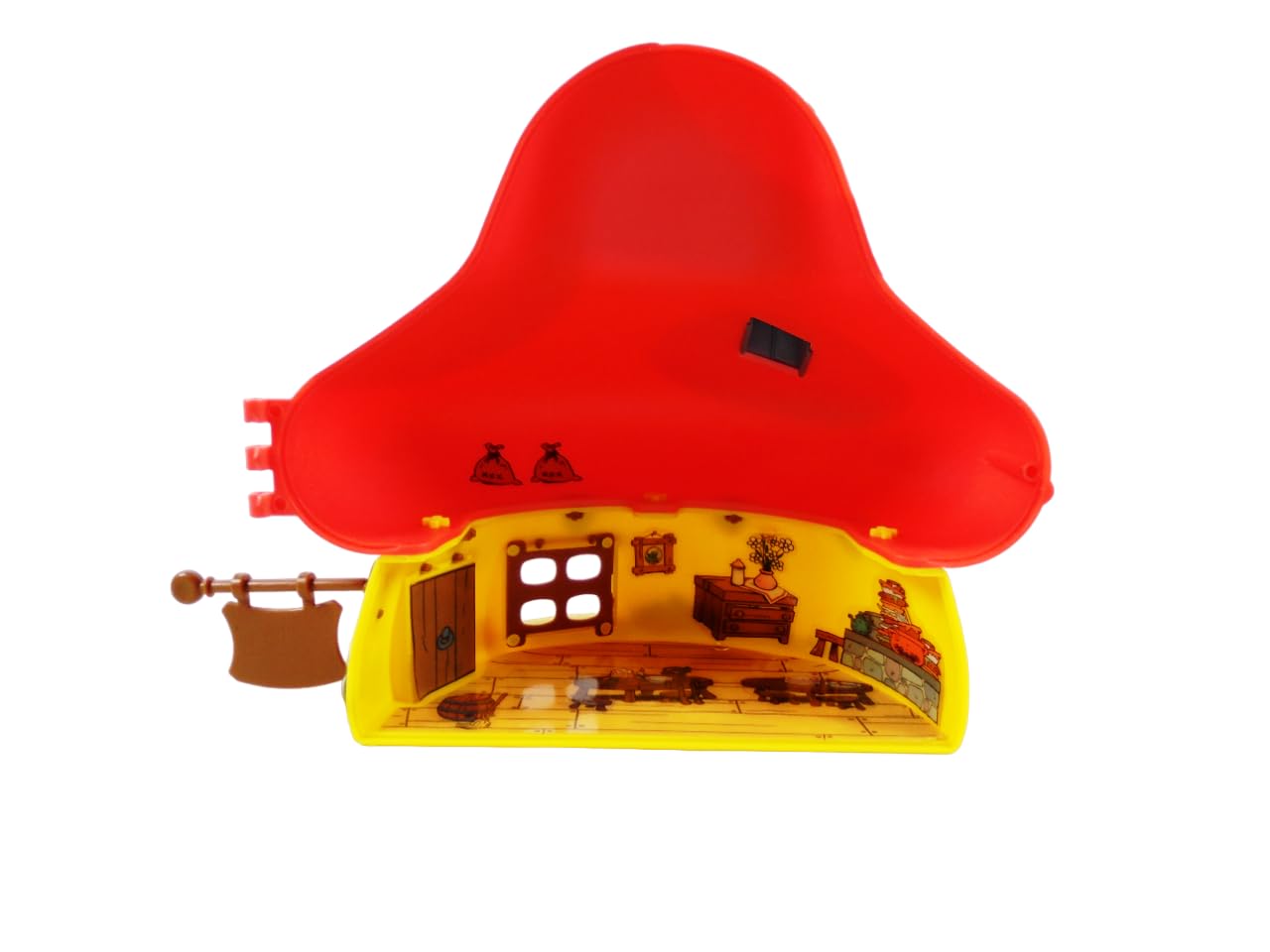 - Das Haus der Schlümpfe mit beweglichen PVC-Figuren + Aufklebern – CS40