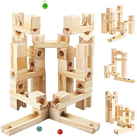 Onshine Wooden Marble Run for Kids Cover