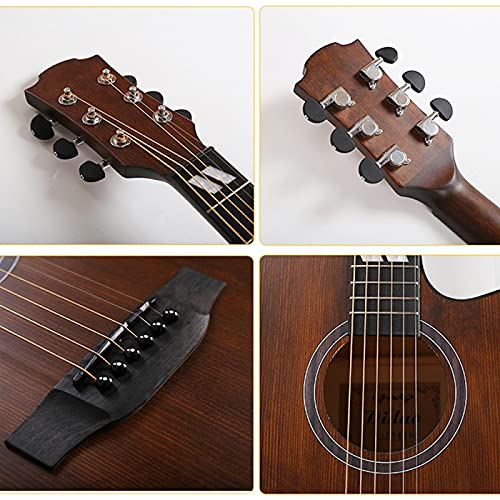 KEPOHK Guitare acoustique de qualité supérieure Picea 41″marron 6 cordes guitare épicéa Instruments de musique 41 pouces marron - Les Beatles, Paul McCartney, John Lennon, RIngo Starr, George Harrison KEPOHK Guitare acoustique de qualité supérieure Picea 41"marron 6 cordes guitare épicéa Instruments de musique 41 pouces marron – Image 4